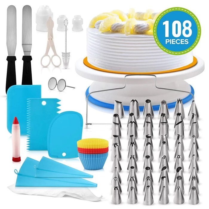 Cake baking and decorating kits