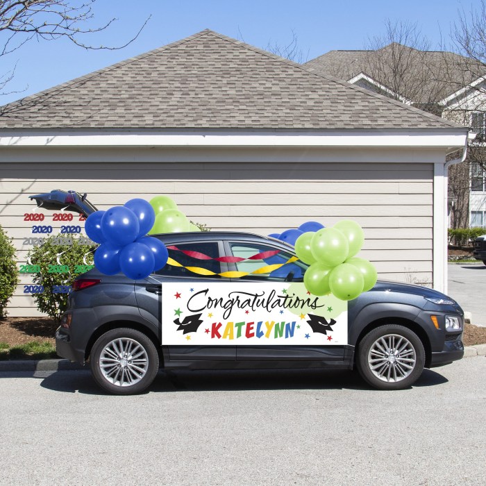 Car decorating kit graduation