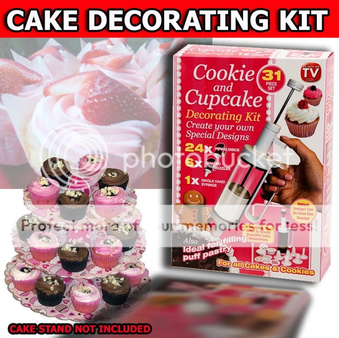 Cake and cookie decorating kit