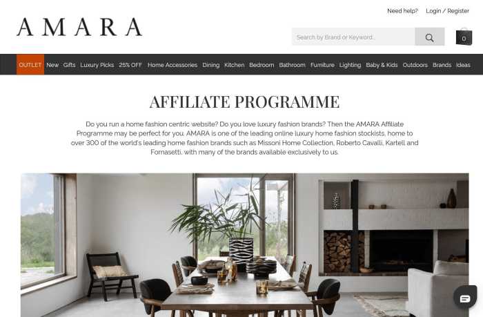 Best affiliate programs for interior design