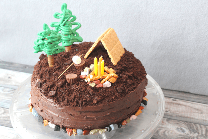 Camping cake decorating kits