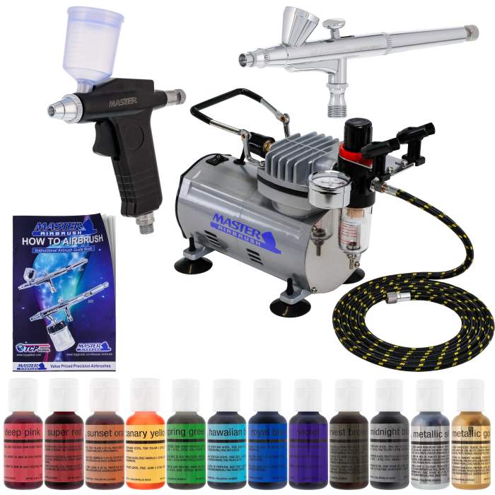 Cake airbrush decorating kit