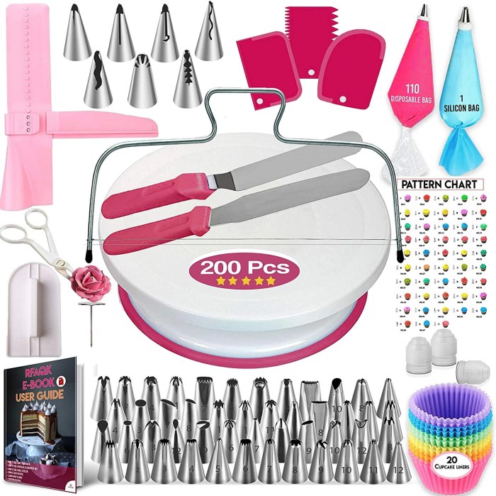 Cake decorating kit for beginners