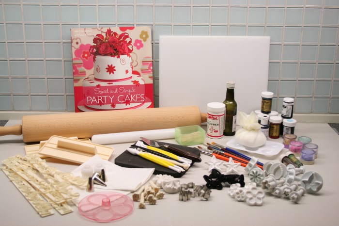 Cake baking and decorating kits